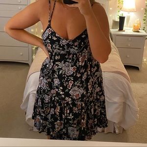 Floral babydoll dress